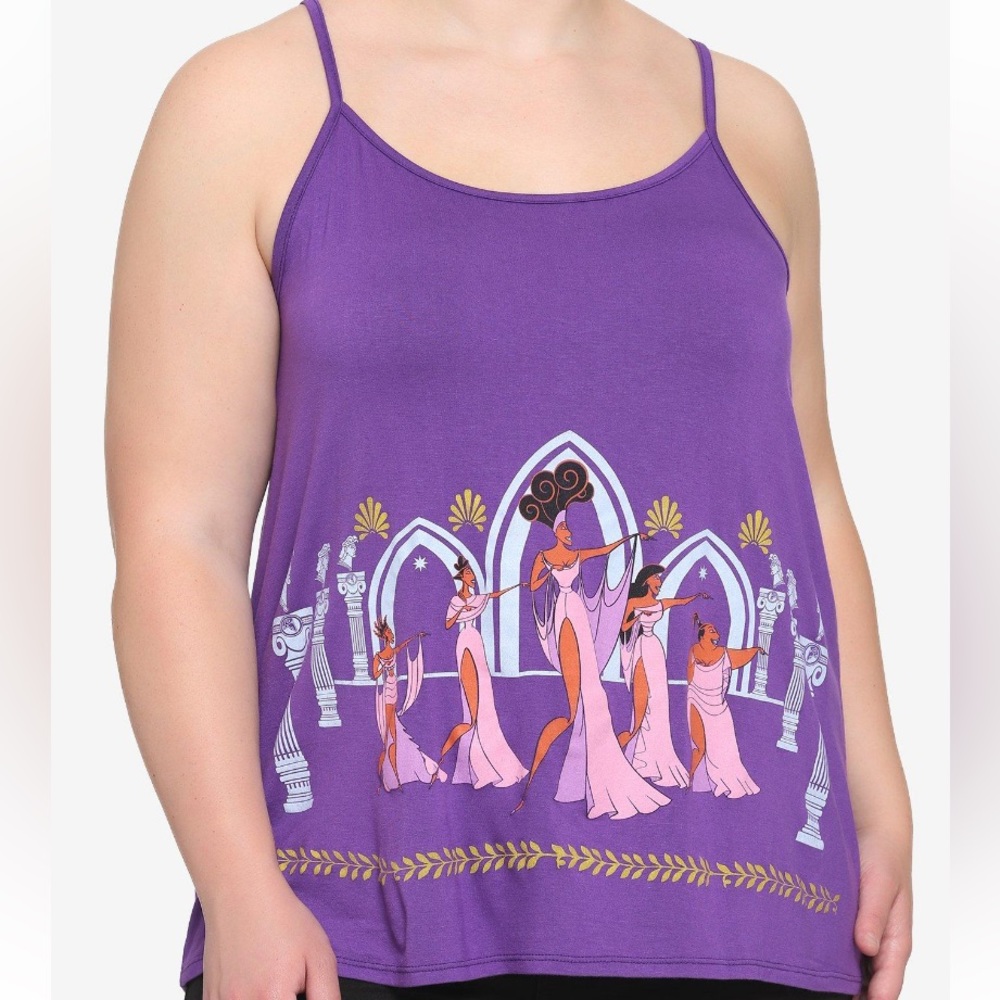 Disney Hercules‎ Purple The Muses Cami Plus Size Hot Topic